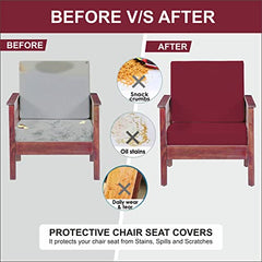 LAZI | Wooden sofa cushion cover  on livebetterindia.com