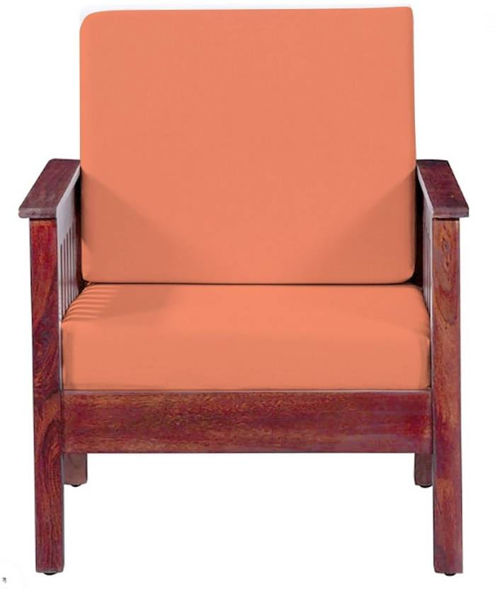 LAZI | Orange wooden sofa cover on livebetterindia.com
