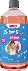 SNEKI Red Glue for DIY Magic Slime Making Slime Liquid Glue
