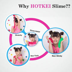 SNEKI 1kg Neon Green Fruit Scented Slime Gel Jelly for Kids Playtime