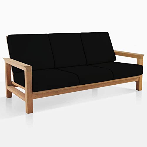 HOTKEI | Black Sofa cover set for wooden sofa Cushions on livebetterindia.com