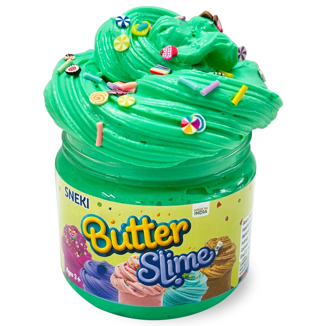 Sneki | Green Butter slime on livebetterindia.com