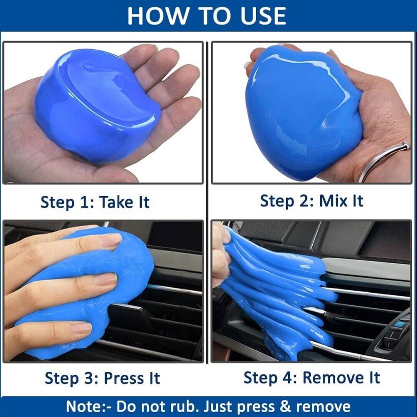 HOTKEI Multipurpose Reusable Dust & Dirt Cleaning Gel, Cleaning Slime 200gm