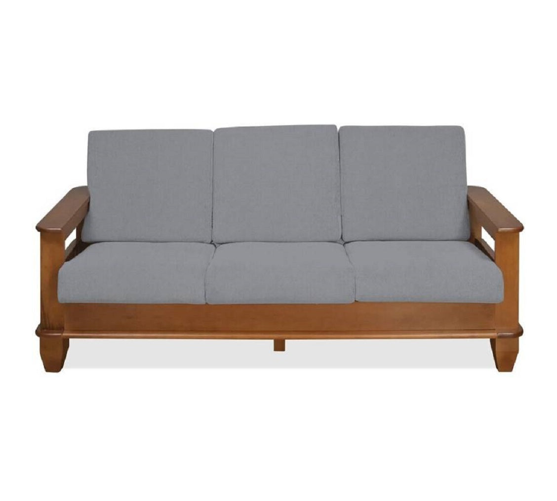 HOTKEI | Grey Sofa Cushion cover set for wooden sofa on livebetterindia.com