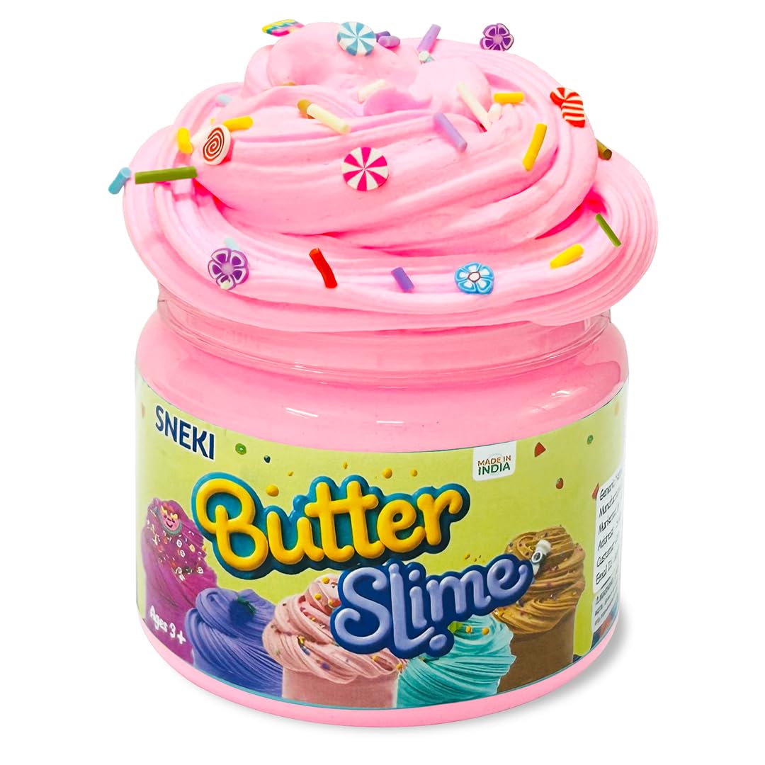 Sneki | Pink Slime with accessories for kids on livebetterindia.com