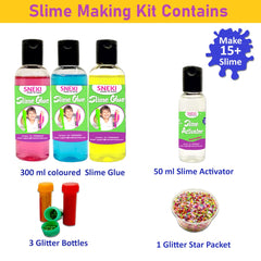 Sneki | What is includes in Slime making kit on livebetterindia.co