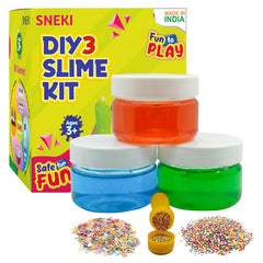 Sneki Colored Slime Kit for Kids on livebetterindia