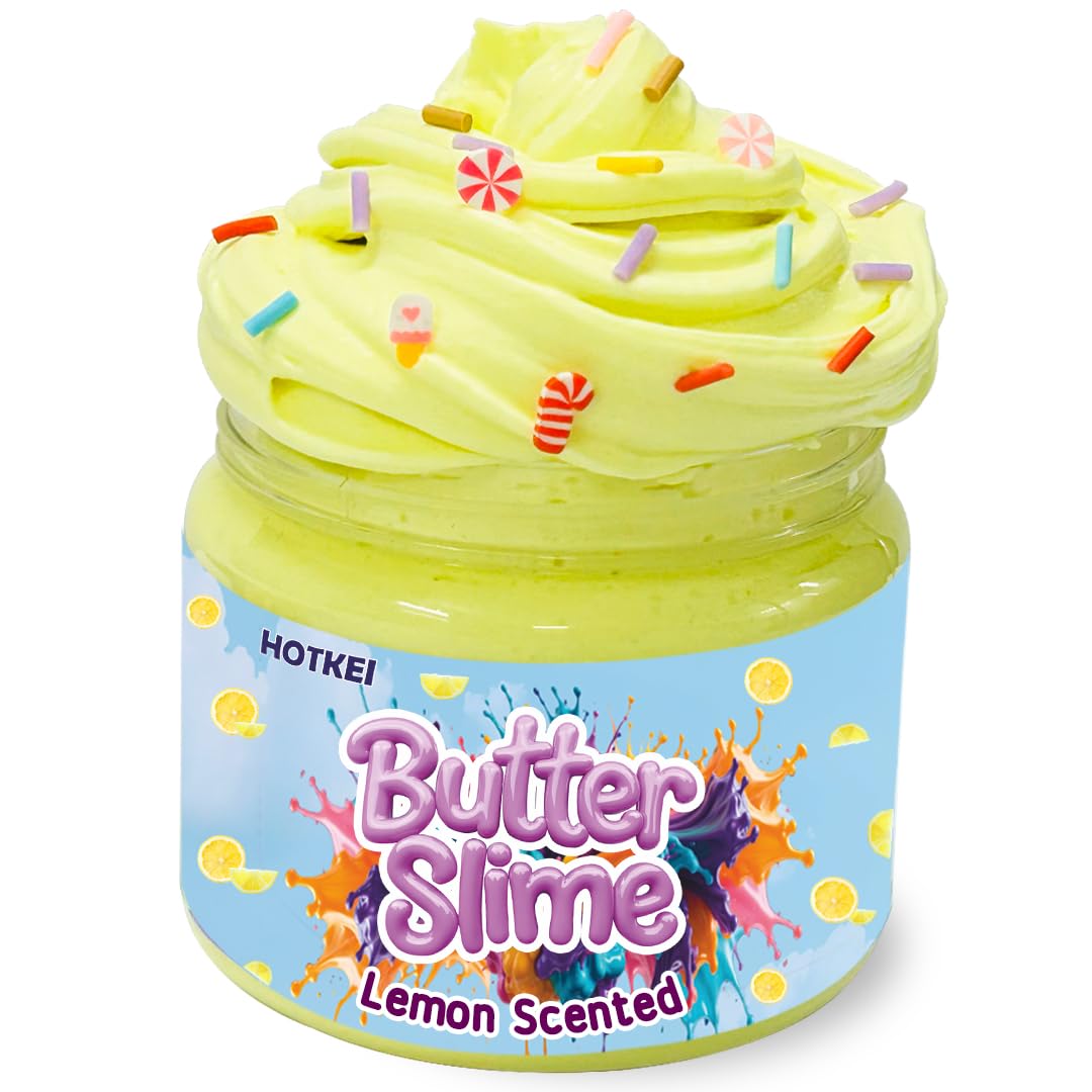 HOTKEI Scented yellow slime for kids playtime on livebetterindia.com