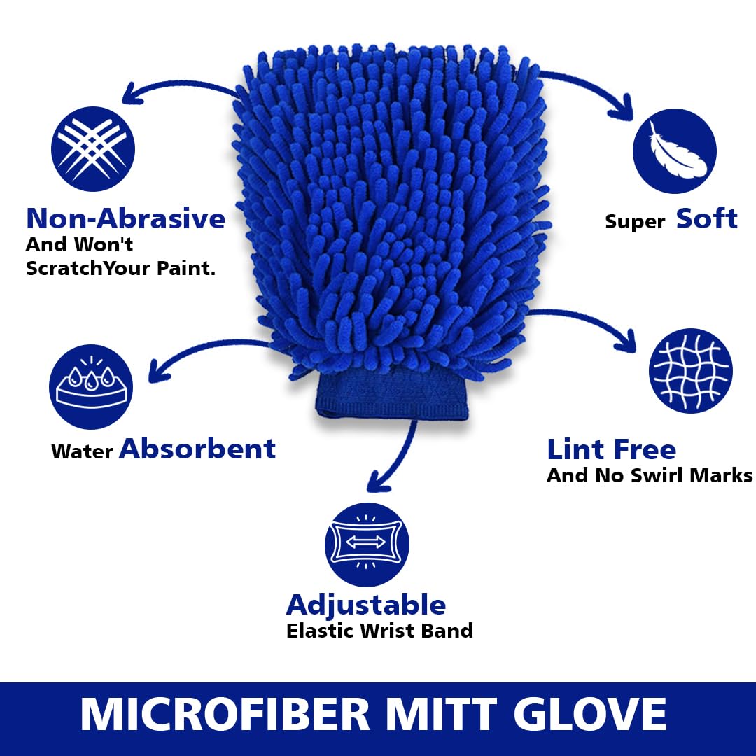 Lazi | Microfiber soft mitt glove on livebetterindia.com