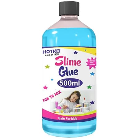 Hotkei | Blue 500 ml Slime Glue for slime making on livebetterindia.com