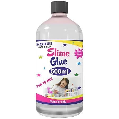 Hotkei | 500ml Transparent Slime Glue for slime making on livebetterindia.com