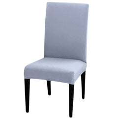 HOTKEI | Light Grey Dining chair Slipcover and cushion protector on livebetterindia.com