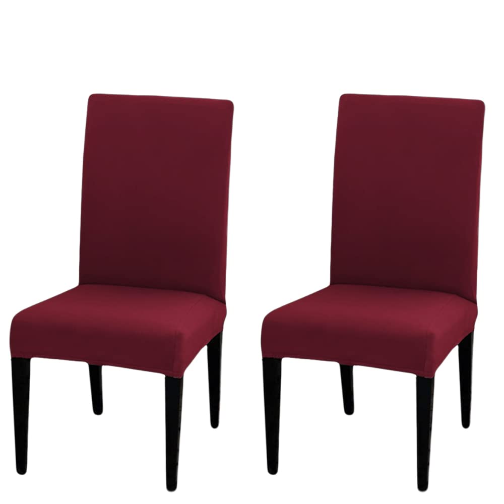 Hotkei | Maroon 2 Seater chair cover set on livebetterindia.com
