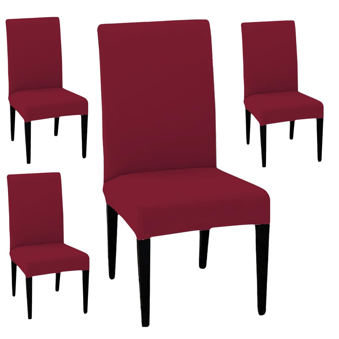 Hotkei | 4 Seater Dining chair cover set on livebetterindia.com