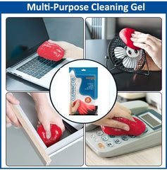 HOTKEI Red Rose Scented Multipurpose Reusable Dust & Dirt Cleaning Gel, Cleaning Slime 100 gm
