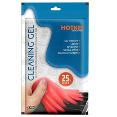 HOTKEI Red Rose Scented Multipurpose Reusable Dust & Dirt Cleaning Gel, Cleaning Slime 100 gm