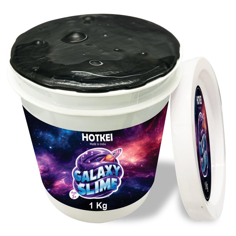 HOTKEI Galaxy Slime Shiny Fruit Scented Metallic Slimy Gel Slime Jelly for Kids Art and Craft