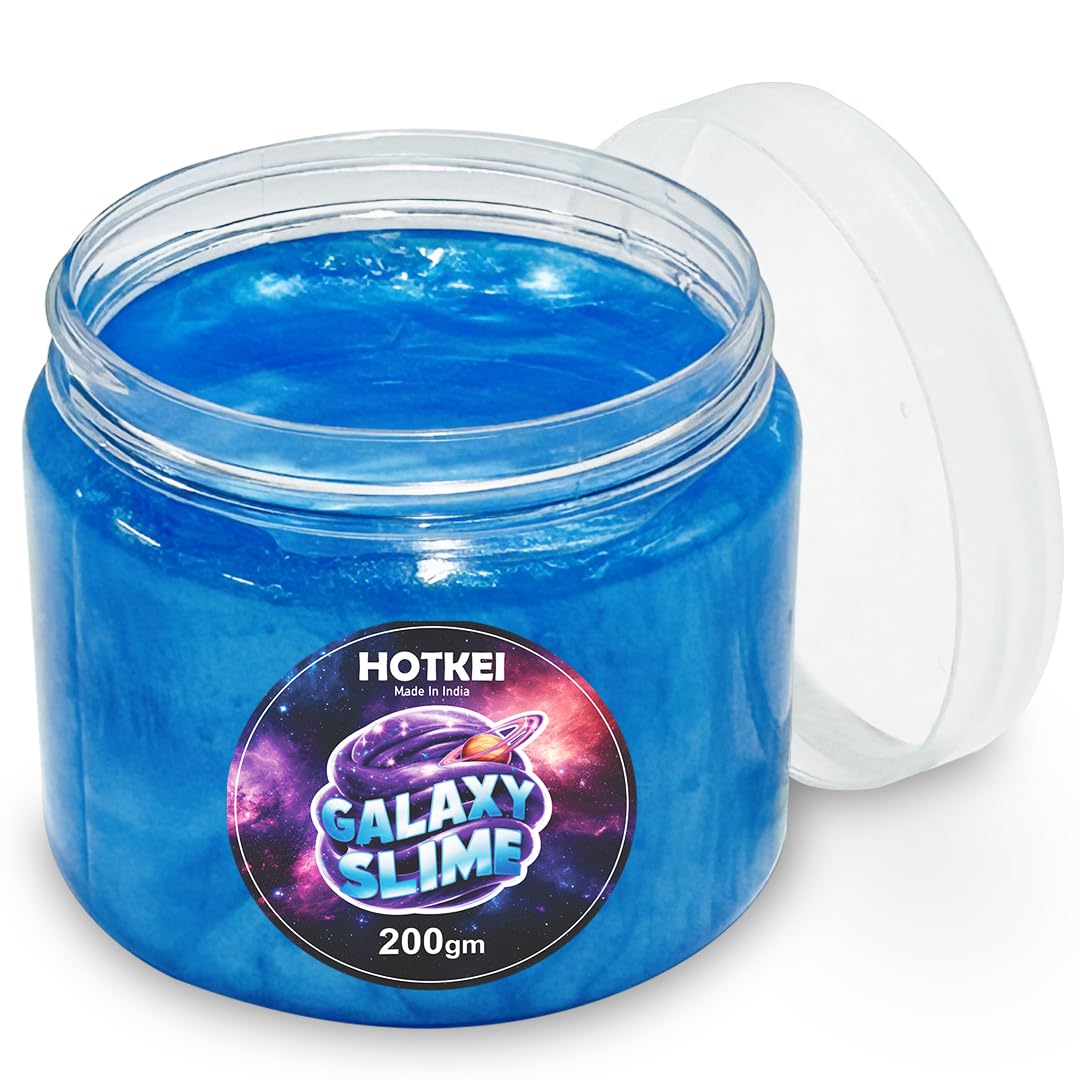 Hotkei | Blue glitter slime for kids on livebetterindia.com
