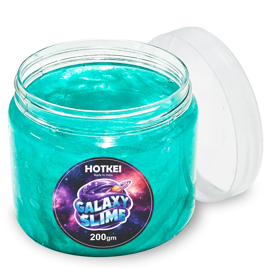 Hotkei | Green Galaxy slime 200gm on livebetterindia.com