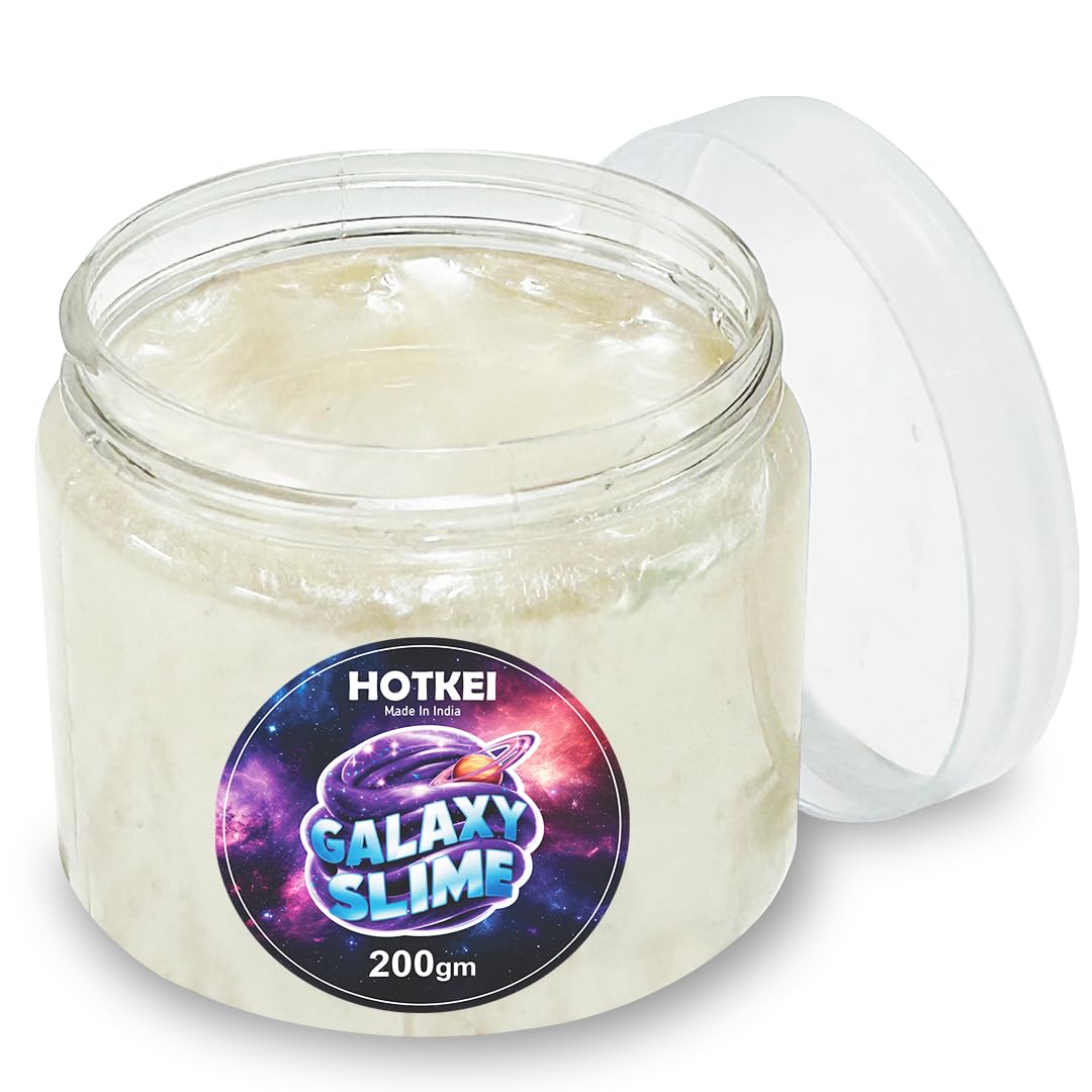 Hotkei | White Slime gel | galaxy slime on livebetterindia.com