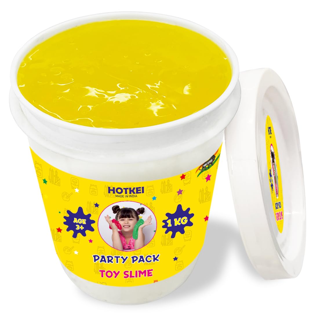 HOTKEI Colored Fruit Scented Slime 1kg Bucket for Kids Playing