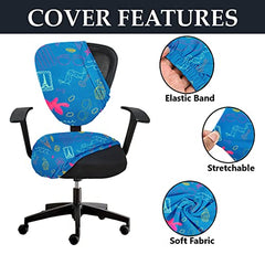 LAZI | Cupcake printed office chair cover on livebetterindia.com 