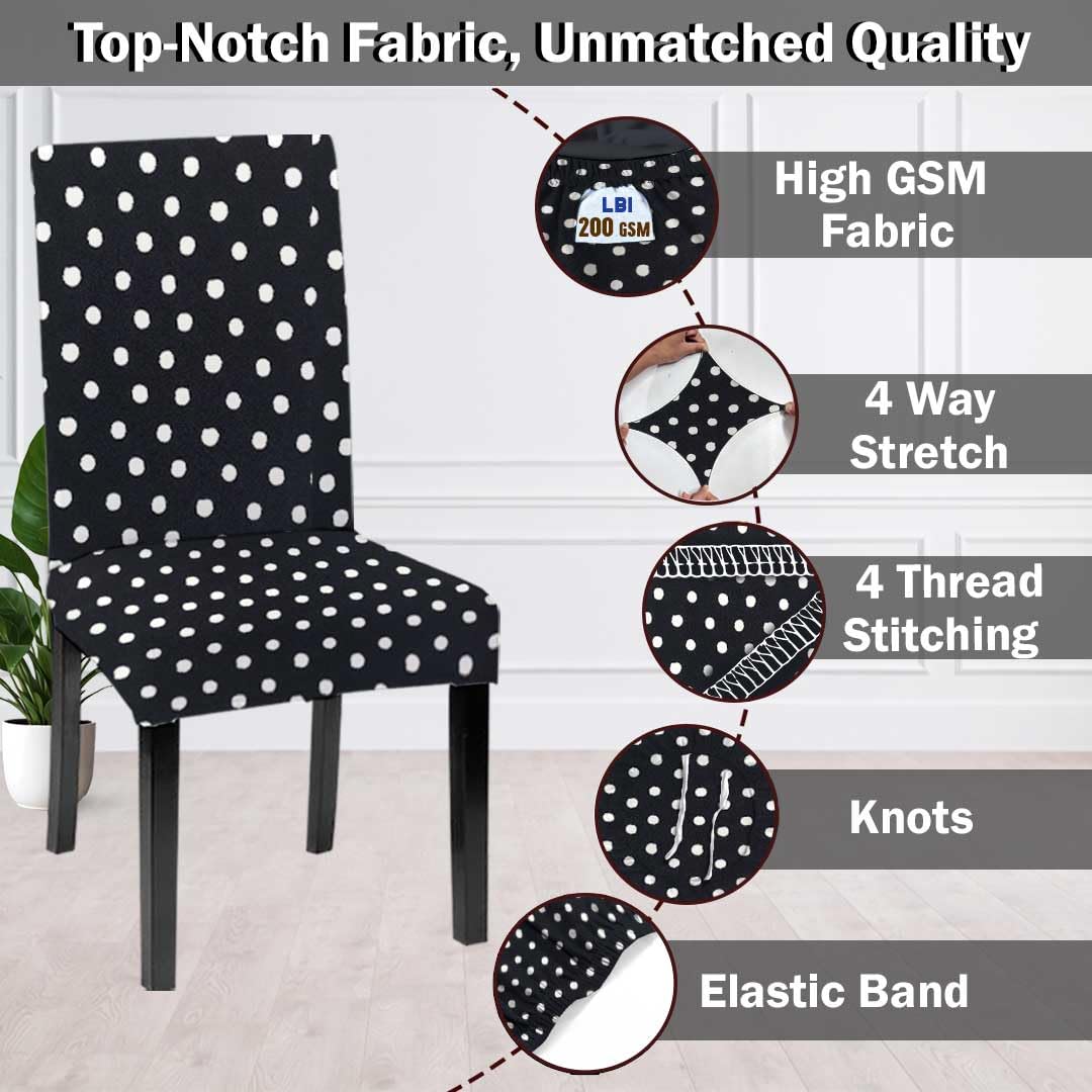 LAZI | printed high quality dining chair cover on livebetterindia.com