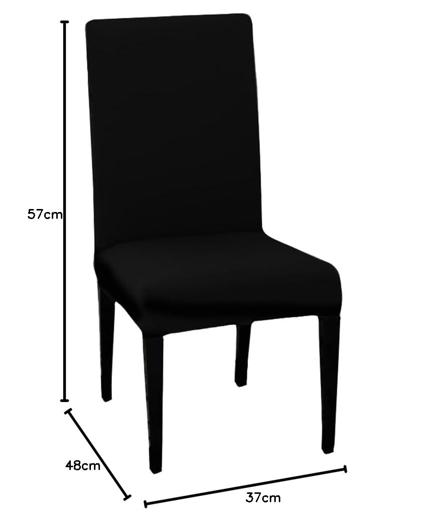 Lazi | Sizes of black dining chair on livebetterindia.com