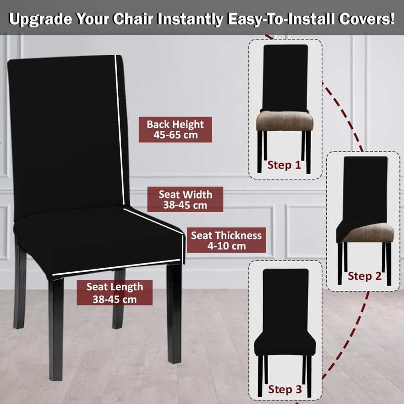 Lazi | how to install black chair cover on livebetterindia.com