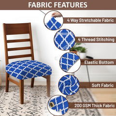LAZI | 4 thread stitched cushion cover for dining base on livebetterindia.com
