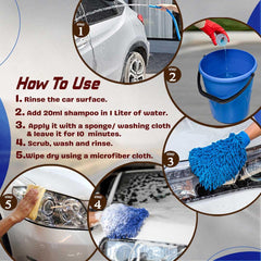 LAZI Car Exterior Washing Cleaning Shampoo