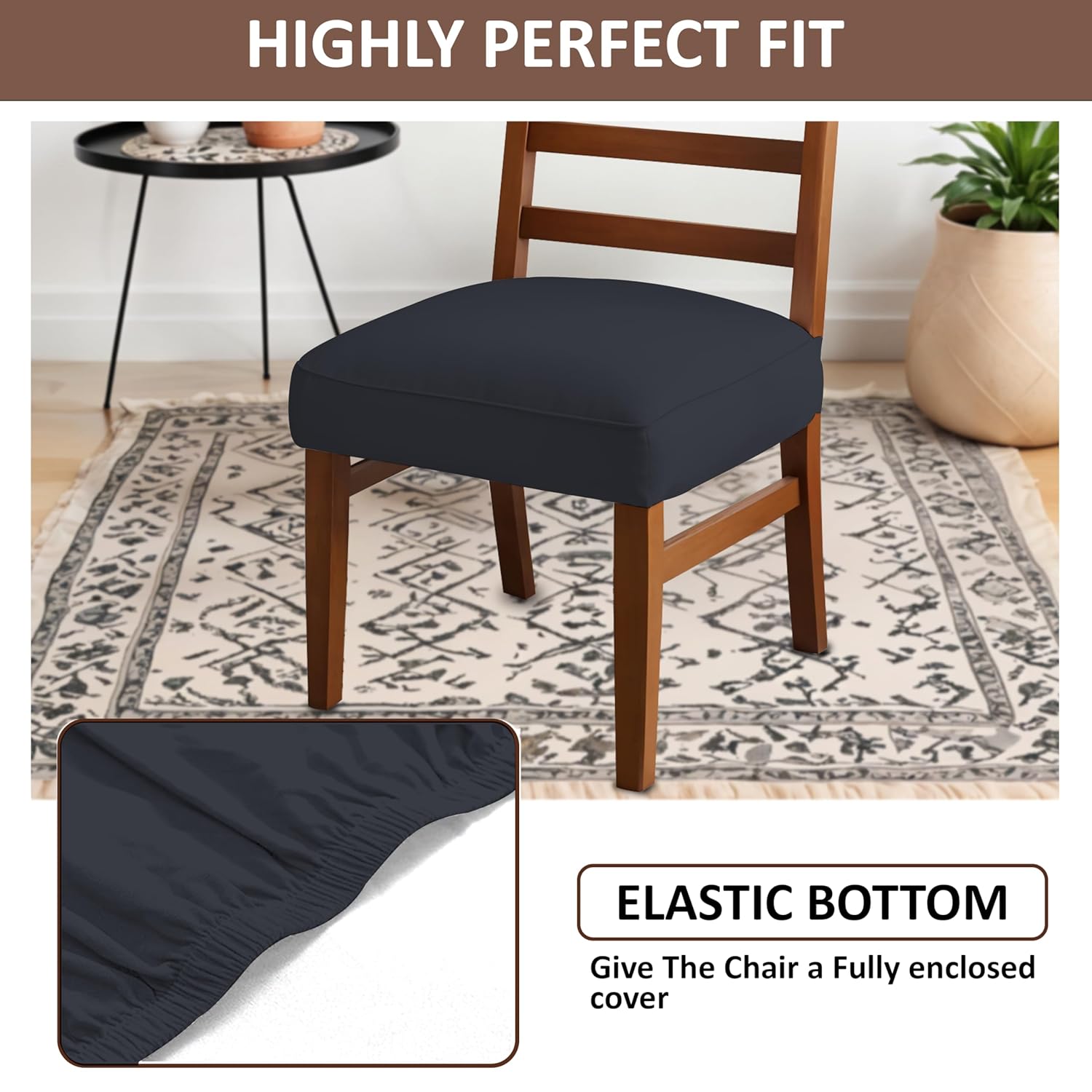 Lazi | Elastic fit dining base cover on livebetterindia.com