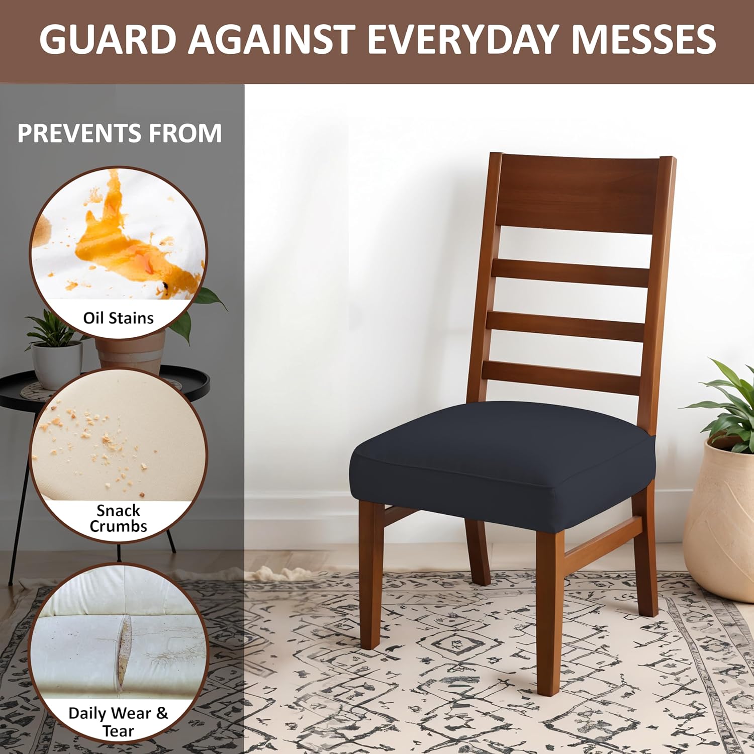 Lazi | Protect chair cushion from dust and dirt on livebetterindia.com