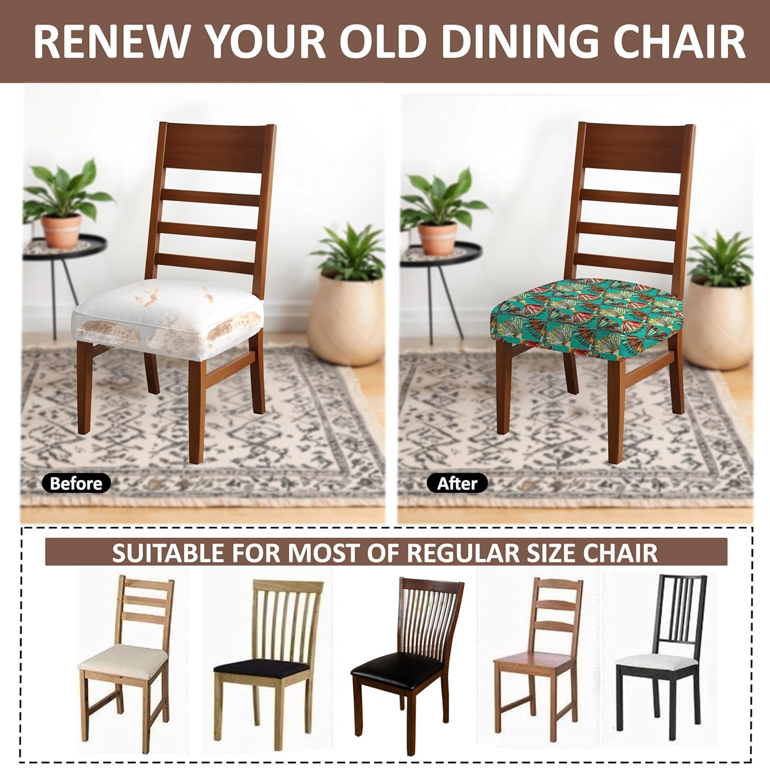 LAZI | transform old chair cushion with cover on livebetterindia.com