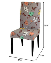 LAZI | Floral Printed dining chair cover sizes on livebetterindia.com