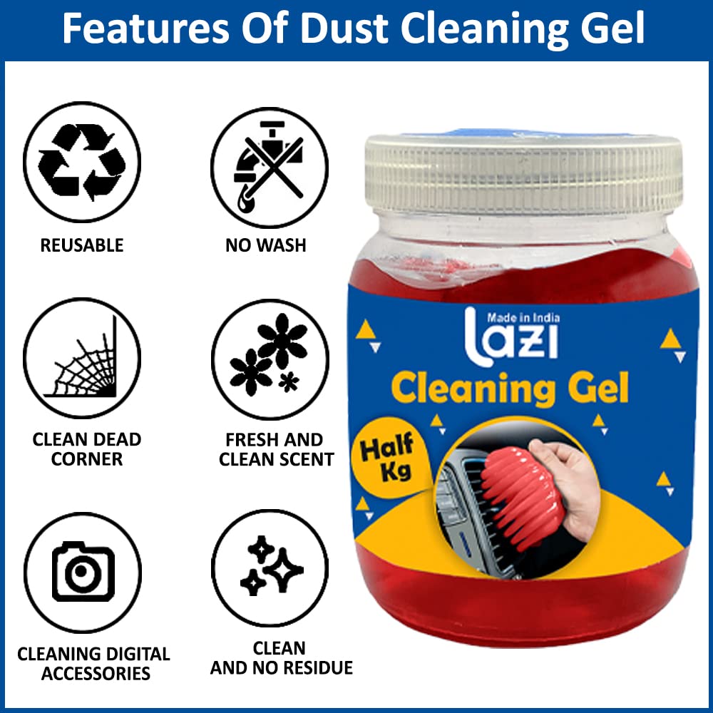 LAZI | Multipurpose reusable dust cleaning Slime on livebetterindia.com 
