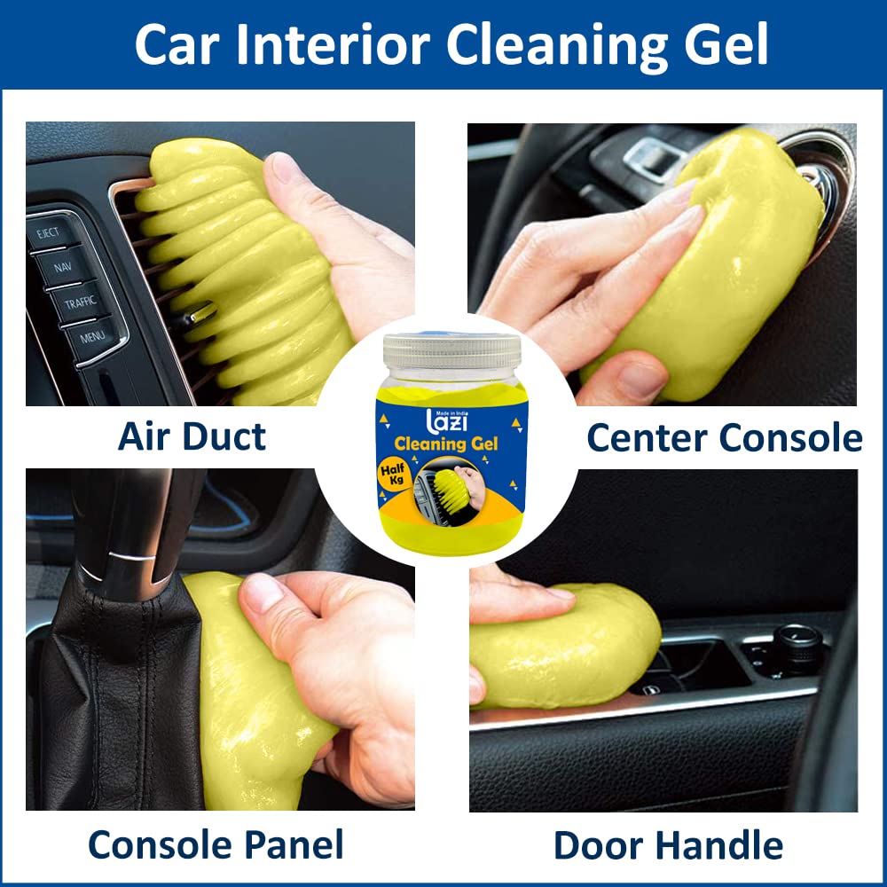 LAZI | Multipurpose Car cleaning Gel on livebetterindia.com 