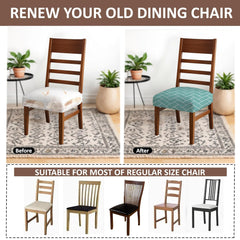 LAZI | Old Dining Chair transformation with base cover on livebetterindia.com 