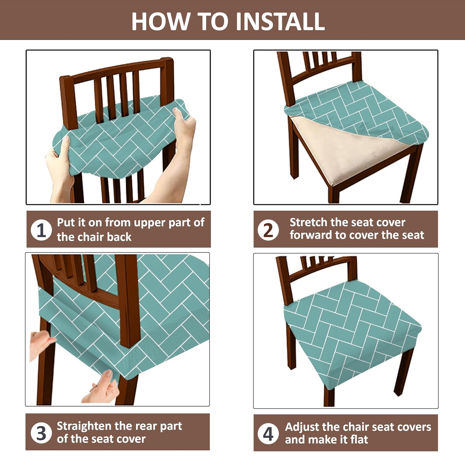 LAZI | How to install dining chair cover on livebetterindia.com