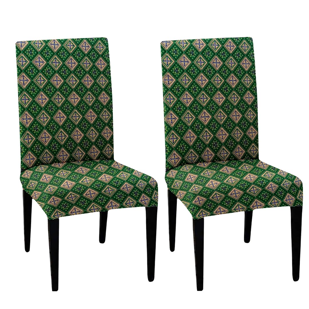 LAZI | Set of 2 dining chair cover pack on livebetterindia.com