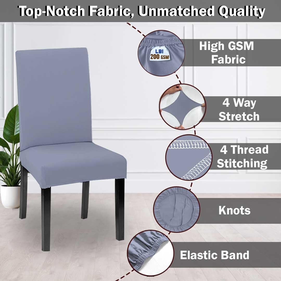 LAZI | 4 way stretchable chair slipcovers on livebetterindia.com
