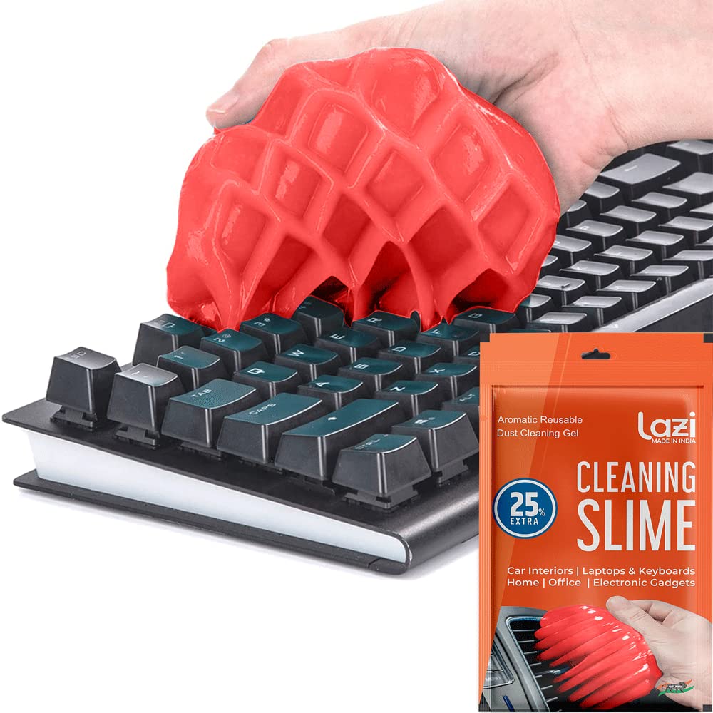LAZI | Red pack of 1 slime for cleaning on livebetterindia.com