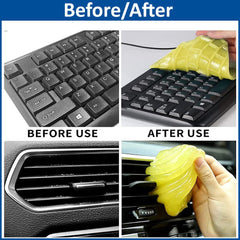 LAZI Scented Multipurpose Reusable Dust & Dirt Cleaning Slime, Cleaning Gel 200gm