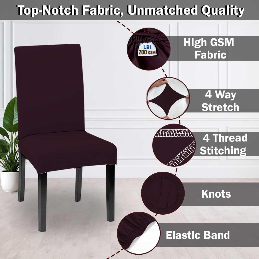 LAZI | wine top quality chair cover on livebetterindia.com