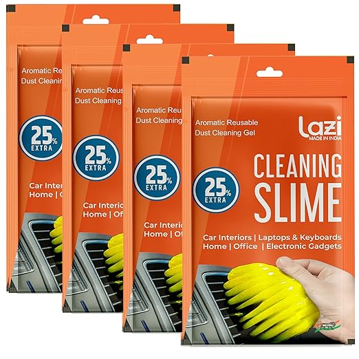 LAZI | Pack of 4 slime for cleaning on livebetterindia.com