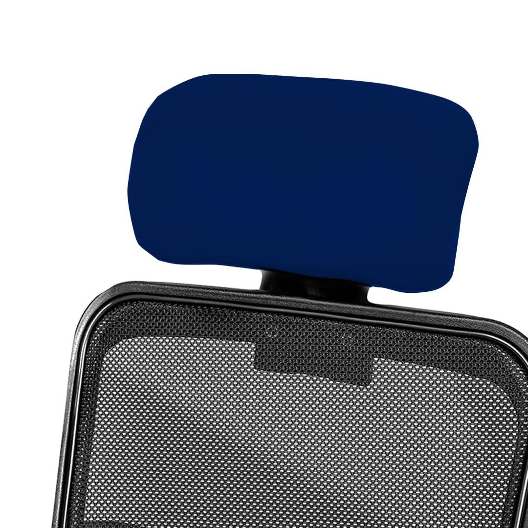 LAZI | Dark Office headrest for office chair on livebetterindia