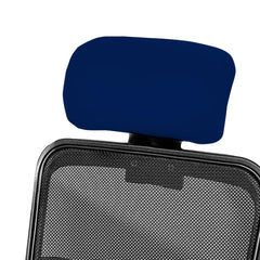 LAZI | Dark Office headrest for office chair on livebetterindia