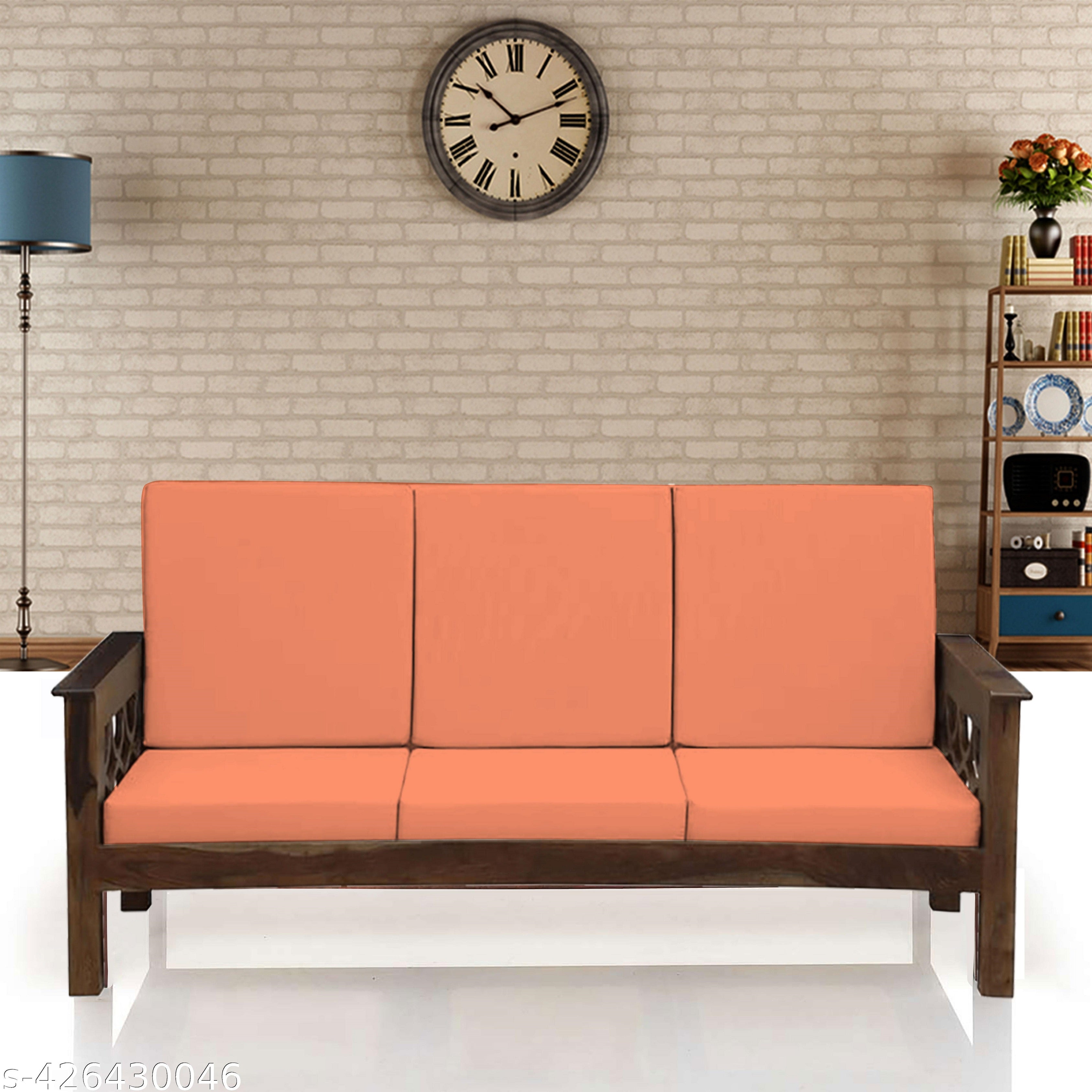 HOTKEI | Orange Cushion sofa Cover set on livebetterindia.com