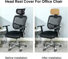 HOTKEI | Headrest cover for Boss Office chair cover on livebetterindia