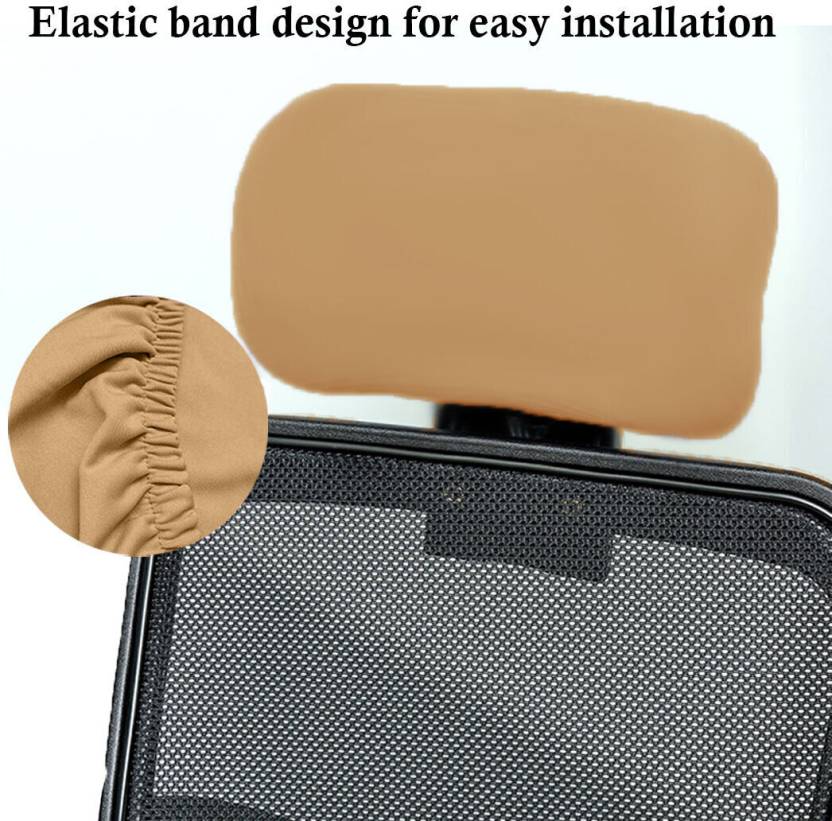 LAZI | Easy to install chair headrest cover for office chair on livebetterindia